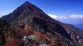 釈迦ヶ岳の紅葉